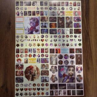 Set 4 tấm sticker Identity V giá sỉ