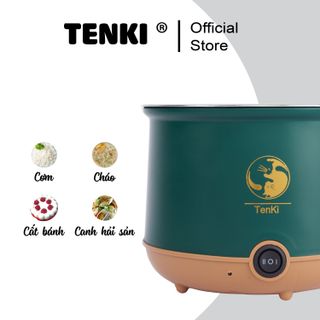 Nồi lẩu điện mini TenKi 2 tầng đa năng tặng xửng hấp inox bảo hành 12 tháng