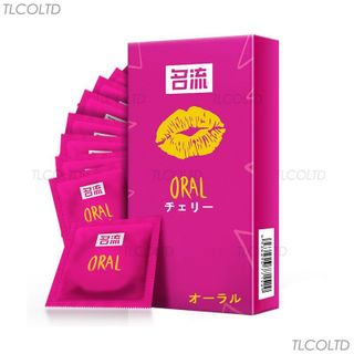 Bao Cao Su Quan Hệ Miệng Oral Sex Hộp 10 Cái hương Cherry NEW, Siêu Trơn Mịn Mùi Hương Cherry, Vệ Sinh, An Toàn Cho Quan Hệ Miệng, bao cao su sỉ toàn quốc
