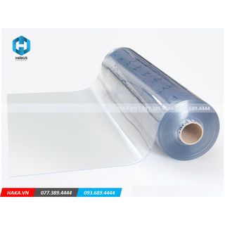 Tấm nhựa Pvc trong dẻo dày 0.5mm x 1.4m dùng trải bàn, giường spa, nhựa lót vai gáy, lót chống bụi đồ dùng trong nhà