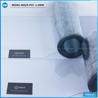 Tấm nhựa trong dày 2.0mm khổ rộng, dùng làm đệm lót trải bàn, mô hình, sản phẩm thương hiệu Haka giá sỉ