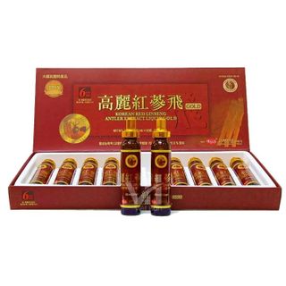 Nước hồng sâm nhung hươu KGS 20ml X 10 ống – Làm mát gan, giải độc hiệu quả - Quà tặng cao cấp giá sỉ