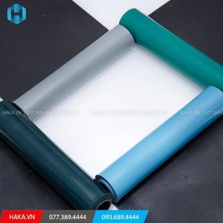 Thảm lót cao su cao cấp chống tĩnh điện dày 2.0mm, miếng lót thảm trải sàn cao su giải phóng tĩnh điện màu xanh lá