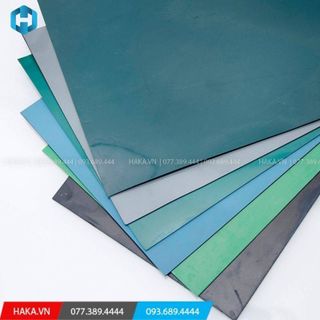Thảm lót cao su cao cấp chống tĩnh điện dày 2.0mm, miếng lót thảm trải sàn cao su giải phóng tĩnh điện màu xanh lá