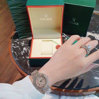 ĐỒNG HỒ ROLLEX FULL ĐÁ NỮ NEW2022