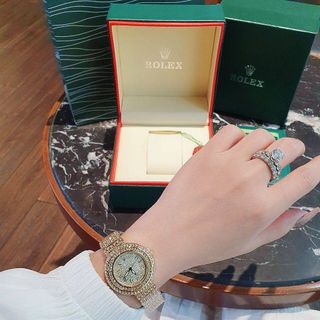 ĐỒNG HỒ ROLLEX FULL ĐÁ NỮ NEW2022