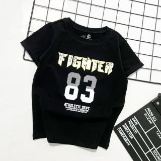 Áo bé trai co tay cotton 4 chiều