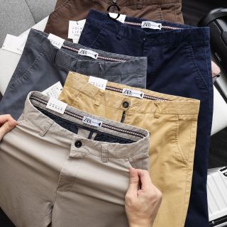 Quần dài nam kaki Hàn Quốc vải co giãn, hàng chuẩn , Sỉ Chỉ Từ 1 Ri