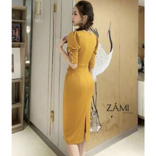 ĐẦM BODY NỮ CỔ V NHÚN EO PHỐI VOAN KIẾNG FREESHIP ĐẦM DỰ TIỆC SEXY QUYẾN RŨ ĐÍNH CƯỜM