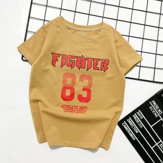 Áo bé trai co tay cotton 4 chiều
