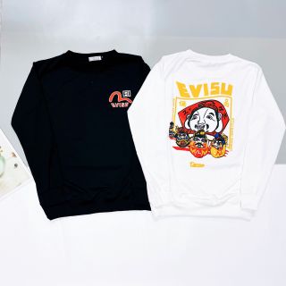 ÁO THUN CẶP ĐÔI, ÁO THUN DÀI TAY VẢI NỈ DA CÁ IN EVISU