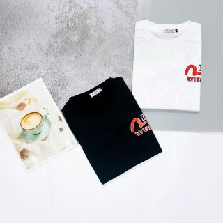 ÁO THUN CẶP ĐÔI, ÁO THUN DÀI TAY VẢI NỈ DA CÁ IN EVISU