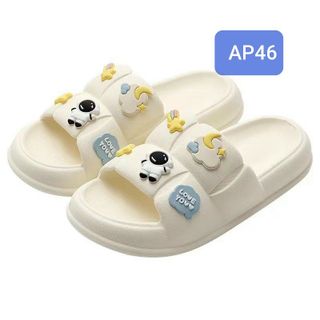 Dép nữ quai ngang bánh mì Sticker phi hành gia AP46
