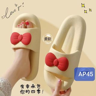 Dép nữ quai ngang bánh mì nơ AP45
