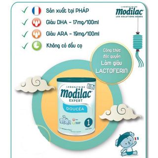 (SỮA BỘT). DÒNG SỮA MODILAC 1 CHO TRẺ TỪ 0 -6 THÁNG HỘP 400g- NỘI ĐỊA PHÁP