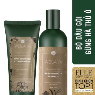 Bộ gội xả Gừng Hà thủ ô Weilaiya giảm rụng, kích mọc tóc