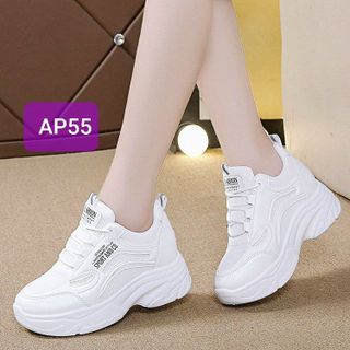 Giày thể thao nữ độn đế tăng chiều cao AP55