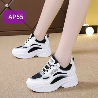 Giày thể thao nữ độn đế tăng chiều cao AP55