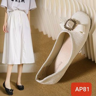 Giày búp bê nữ đính nơ dễ thương AP81