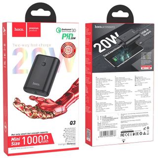 Sạc Dự Phòng cao cấp Hoco Q3 10000mAh New Hỗ Trợ Sạc Nhanh 20W - Bảo Hành Chính Hãng 12 tháng giá sỉ