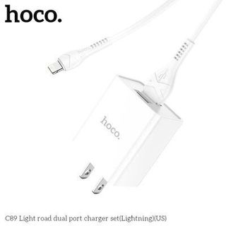 Bộ củ cáp sạc Hoco C89 Lightning giá sỉ