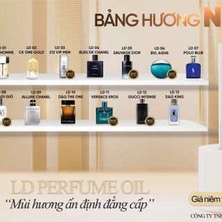 Tinh dầu nước hoa Pháp LD PERFUME OIL