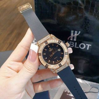 ĐỒNG HỒ HUBBLOT ĐÁ VUÔNG NỮ XINH