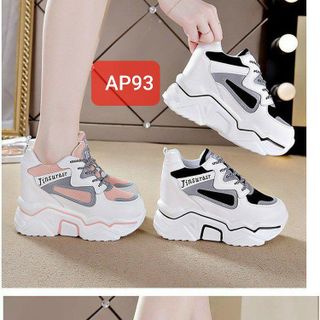 Giày thể thao nữ đế đôn tăng chiều cao đế cao su êm chân AP93