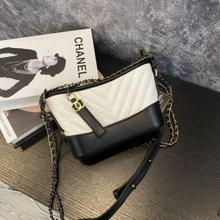 Túi xách CHAN.EL HOBO TRẦN SỌC