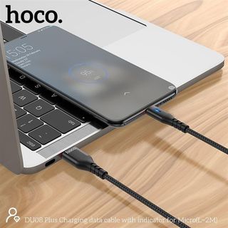 Cáp sạc dù báo đèn Hoco DU08 Micro 2m giá sỉ