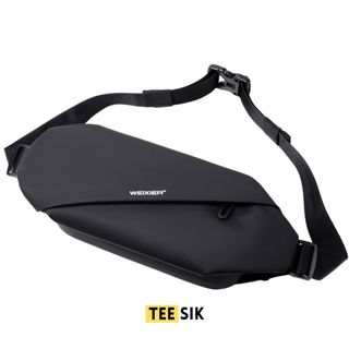 Túi đeo chéo nam TEE SIK túi bao tử form thể thao unisex đeo hông đeo ngực chống nước chống trầy nhiều ngăn đa năng TS25