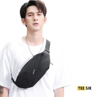 Túi đeo chéo nam TEE SIK túi bao tử form thể thao unisex đeo hông đeo ngực chống nước chống trầy nhiều ngăn đa năng TS25