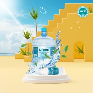 Nước uống i-on kiềm thiên nhiên NAWA 19L