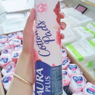 Bông Tẩy Trang Aura Beauty Cotton Pads 150 Miếng