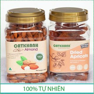 Hạt hạnh nhân rang Cát Khánh - Hủ 450gr