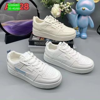 Giày thể thao nữ chất da mềm êm chân S2897