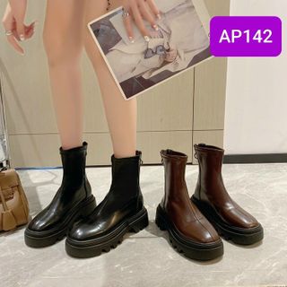 Bốt Nữ Cổ Ngắn kéo Khóa Sau sành điệu AP142
