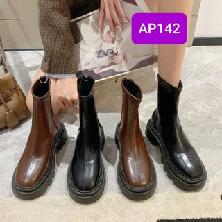 Bốt Nữ Cổ Ngắn kéo Khóa Sau sành điệu AP142