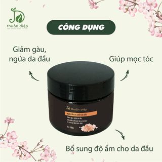 Tẩy da chết da đầu làm sạch da đầu giảm gàu giảm ngứa da đầu Thuần Diệp