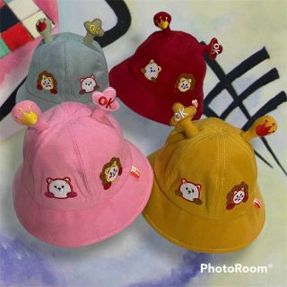 Mũ bucket trẻ em có chữ ok CQ