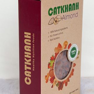 Hạt hạnh nhân rang Cát Khánh - Hộp 450gr