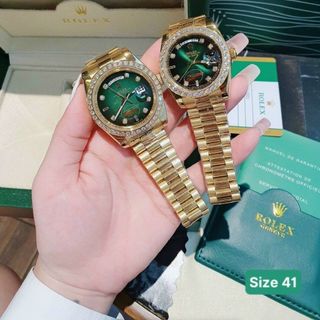 ĐỒNG HỒ ROLLEX CẶP CƠ CAO CẤP VIỀN ĐÁ