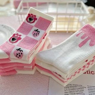 SÉT 10 ĐÔI TẤT GẤU DÂU LOTSO SIÊU HOT