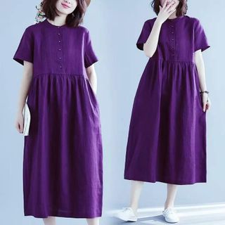 Đầm vintage tím