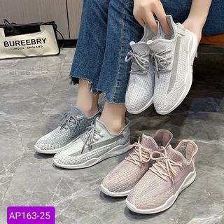 Giày thể thao nữ vải dệt thoáng khí AP163