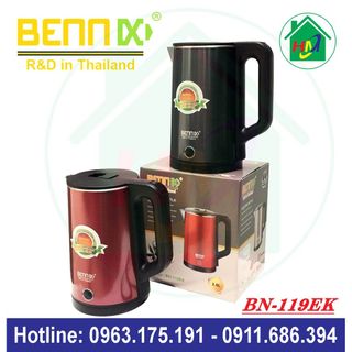 Ấm Siêu Tốc Thái Lan Bennix BN-119EK Giá Rẻ giá sỉ
