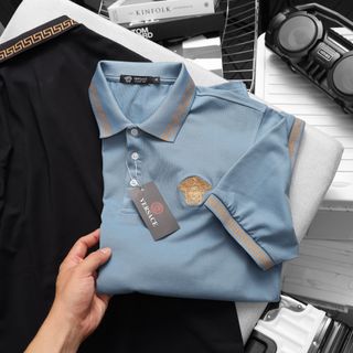 Áo thun Polo ngắn tay nam, áo cổ bẻ nam, chất vải cá sấu cotton 4c size từ 55kg - 85kg