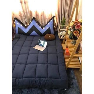 nệm Topper xuất nhật loại dày êm , Đệm tấm Topper êm mềm loại dày 7cm không lo bị xẹp thiết kế cao cấp nhỏ gọn