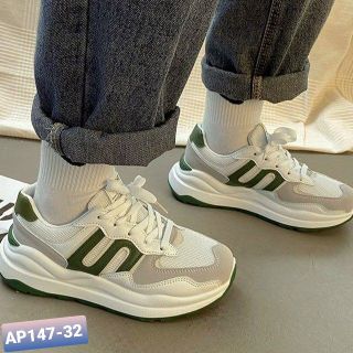 Giày thể thao nữ chất da phối vải lưới thoáng khí A147