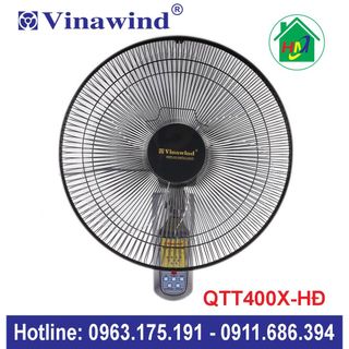 Quạt Treo Tường Điều Khiển Từ Xa Vinawind QTT400X-HĐ